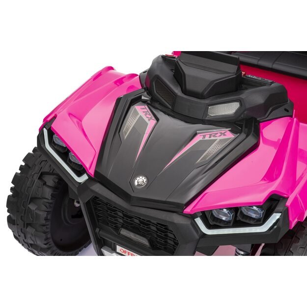 Keturratis su priekaba Sport TX ATV, rožinis