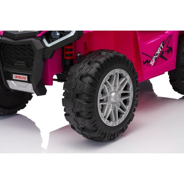 Keturratis su priekaba Sport TX ATV, rožinis