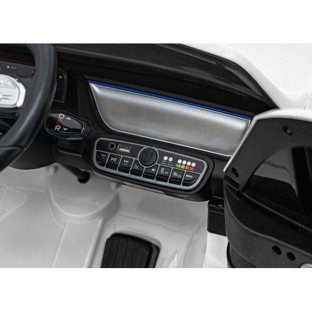 Vienvietis elektrinis džipas vaikams Mercedes Benz EQA 250, baltas
