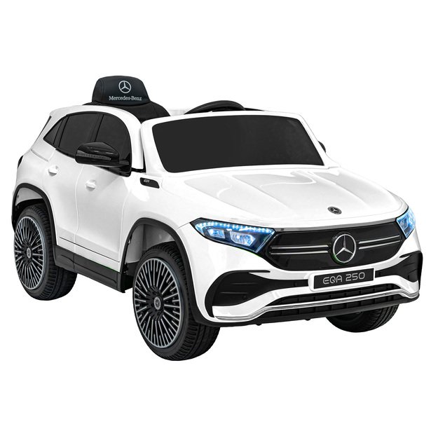 Vienvietis elektrinis džipas vaikams Mercedes Benz EQA 250, baltas