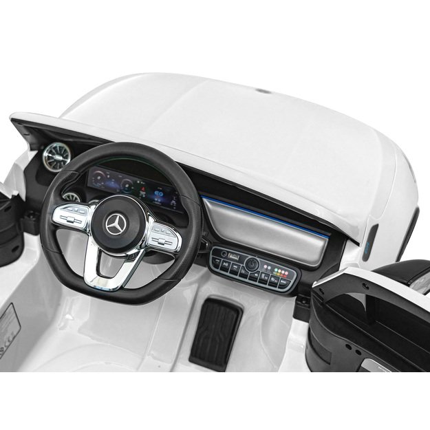 Vienvietis elektrinis džipas vaikams Mercedes Benz EQA 250, baltas