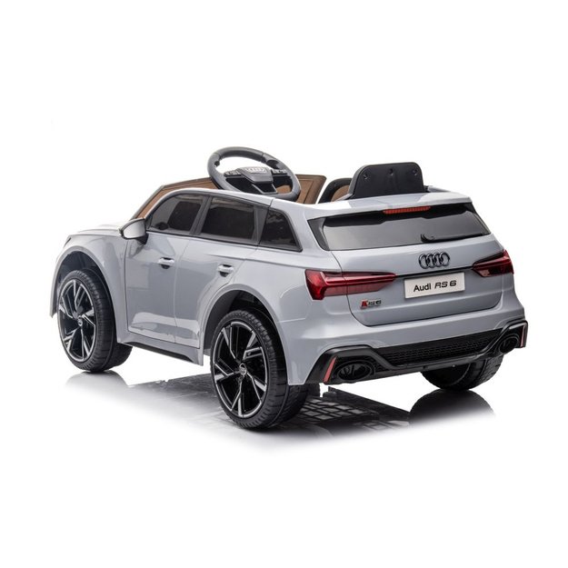 Vienvietis elektromobilis vaikams Audi RS6 BRD, baltas