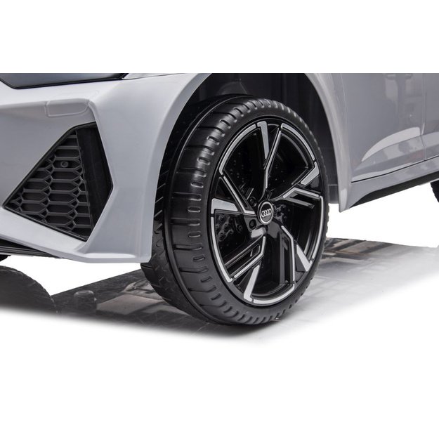 Vienvietis elektromobilis vaikams Audi RS6 BRD, baltas