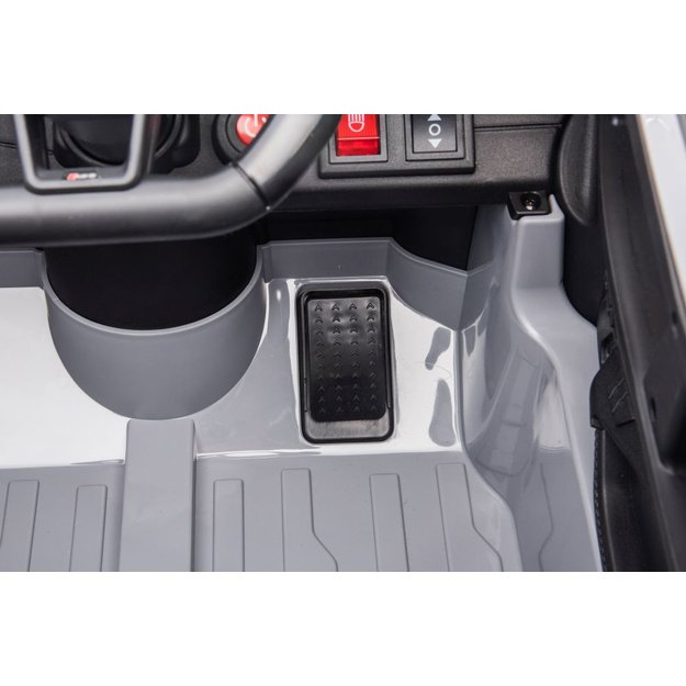 Vienvietis elektromobilis vaikams Audi RS6 BRD, baltas