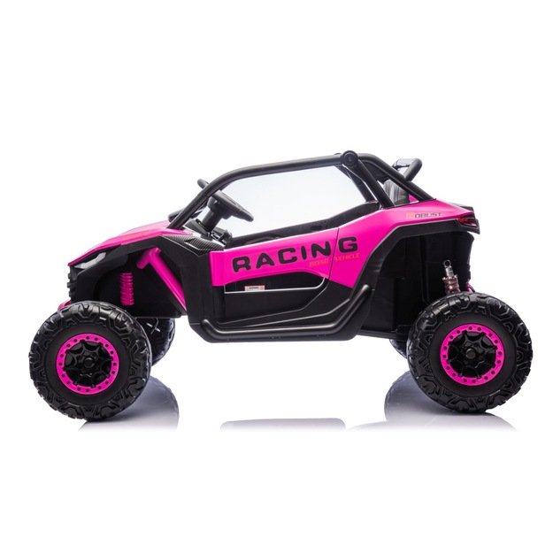 RACING Road 2000 – dvivietis elektromobilis vaikams, rožinis