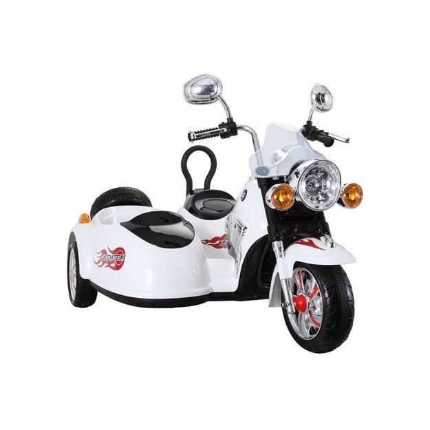 Vaikiškas elektrinis motociklas SX138 baltas