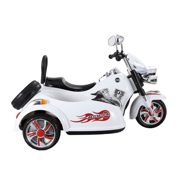 Vaikiškas elektrinis motociklas SX138 baltas