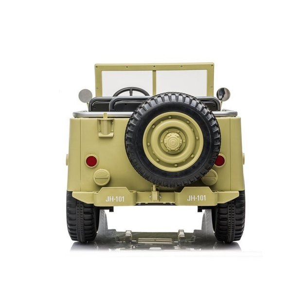 Dvivietis elektromobilis vaikams JEEP Willy 4x4 JH101, pilkas