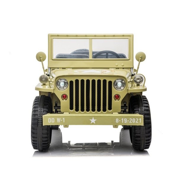 Dvivietis elektromobilis vaikams JEEP Willy 4x4 JH101, pilkas