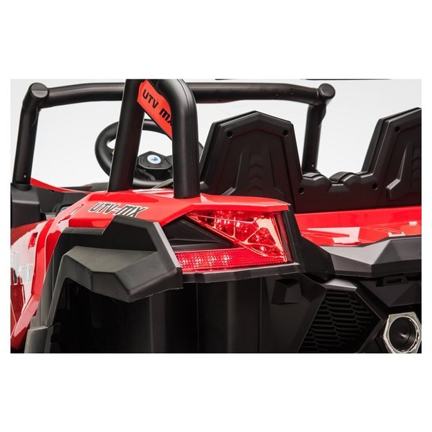 Dvivietis elektromobilis bagis UTV-MX, raudonas