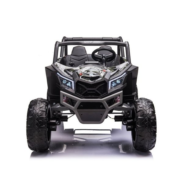 Galingas dvivietis vaikiškas elektrinis bagis UTV-MX Camo lakuotas su MP4