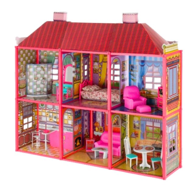 Lėlių namelis – vila, 128 el. 2 Lėlių namelis – vila, 128 el. 2