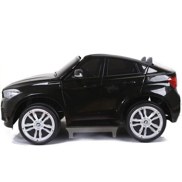 Dvivietis elektromobilis vaikams BMW X6M, juodas 5