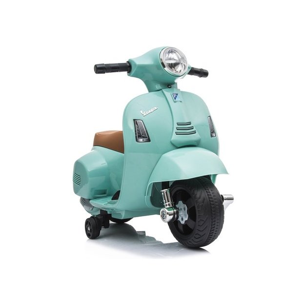 Elektrinis motoroleris vaikams Vespa GTS 300 Mini, turkio spalvos