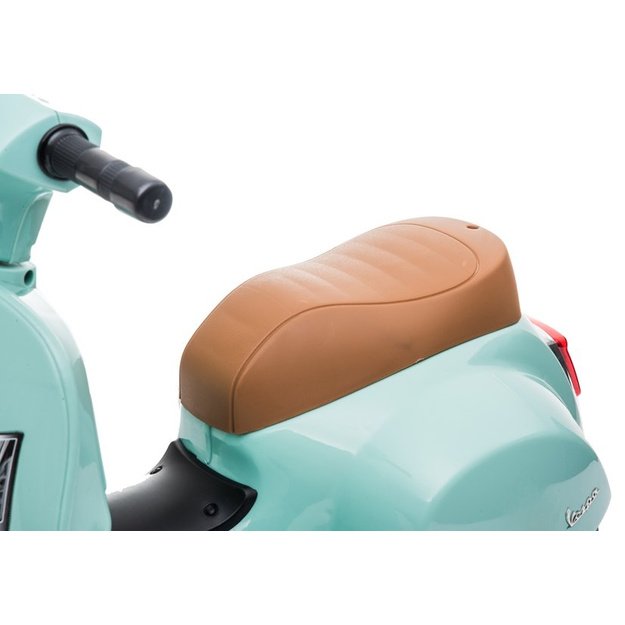 Elektrinis motoroleris vaikams Vespa GTS 300 Mini, turkio spalvos