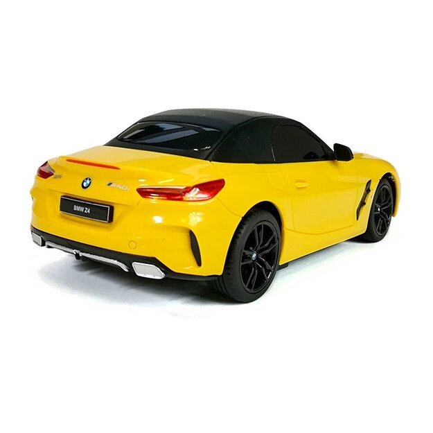 Nuotoliniu būdu valdomas BMW Z4 Roadster automobilis 1:18 – Rastar, geltonas