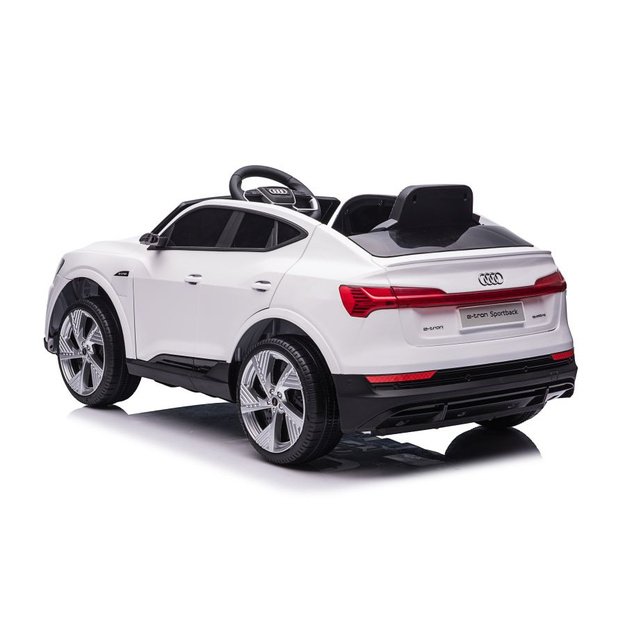 Vienvietis elektromobilis vaikams AUDI E- Tron QLS-6688, baltas