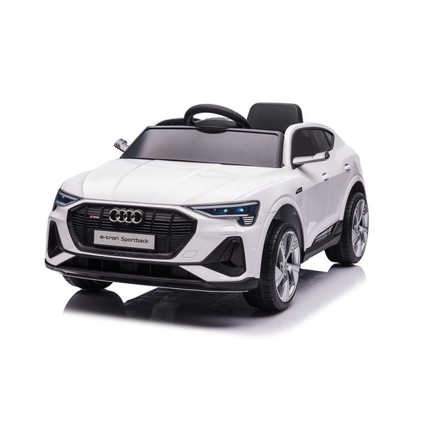 Vienvietis elektromobilis vaikams AUDI E- Tron QLS-6688, baltas