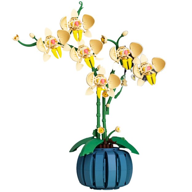 Konstruktorius vaikams “Orchidėja vazone” 766 el. 1