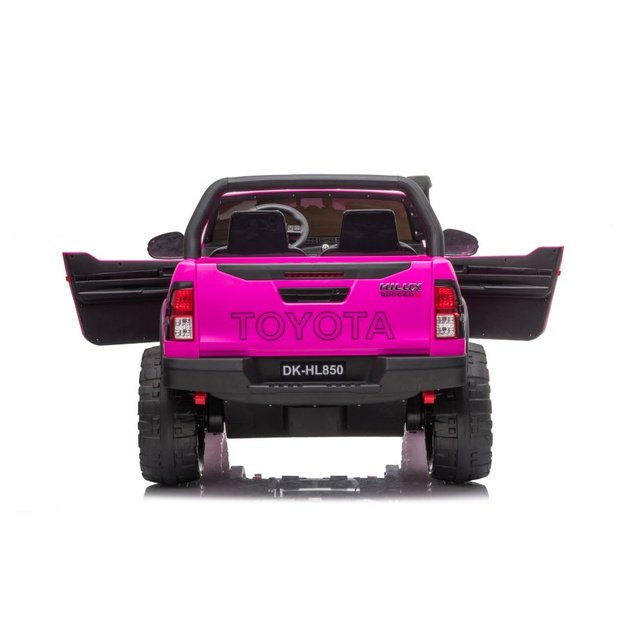 Vaikiškas elektromobilis Toyota Hilux, rožinis 14