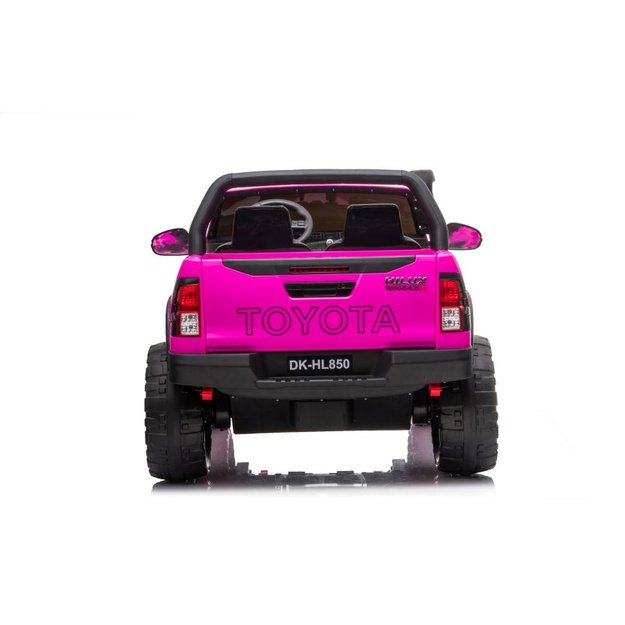 Vaikiškas elektromobilis Toyota Hilux, rožinis 6