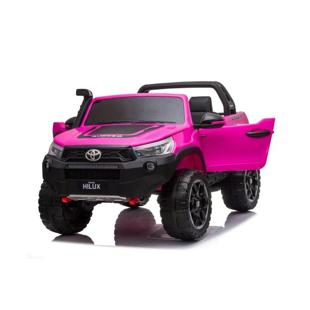 Vaikiškas elektromobilis Toyota Hilux, rožinis 10