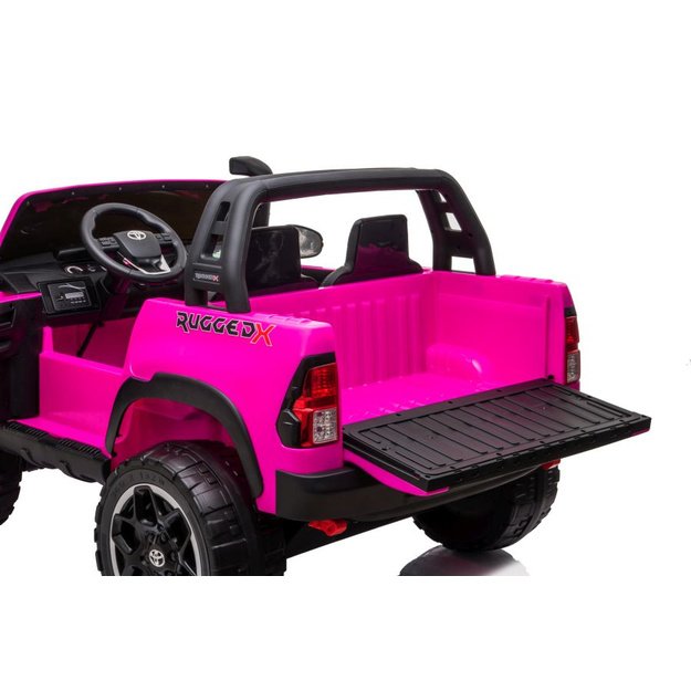 Vaikiškas elektromobilis Toyota Hilux, rožinis 18
