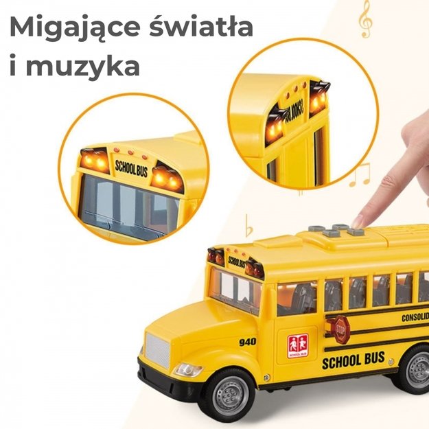 Interaktyvus mokyklinis autobusas vaikams 1:20, WOOPIE 1