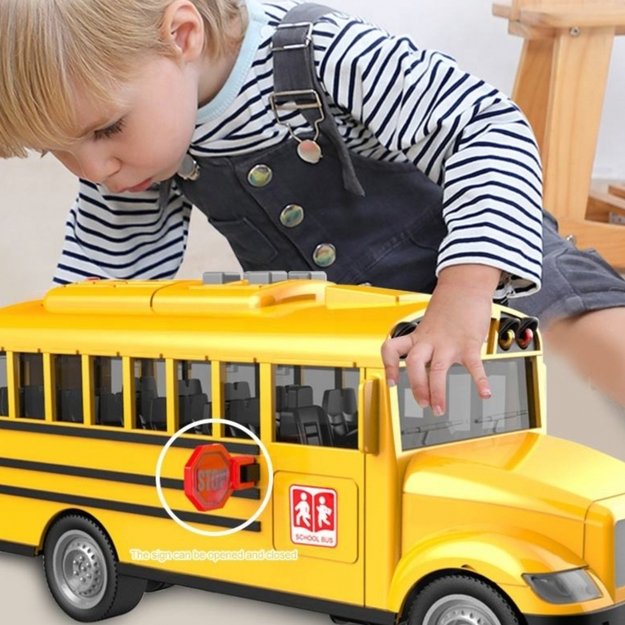 Interaktyvus mokyklinis autobusas vaikams 1:20, WOOPIE 4