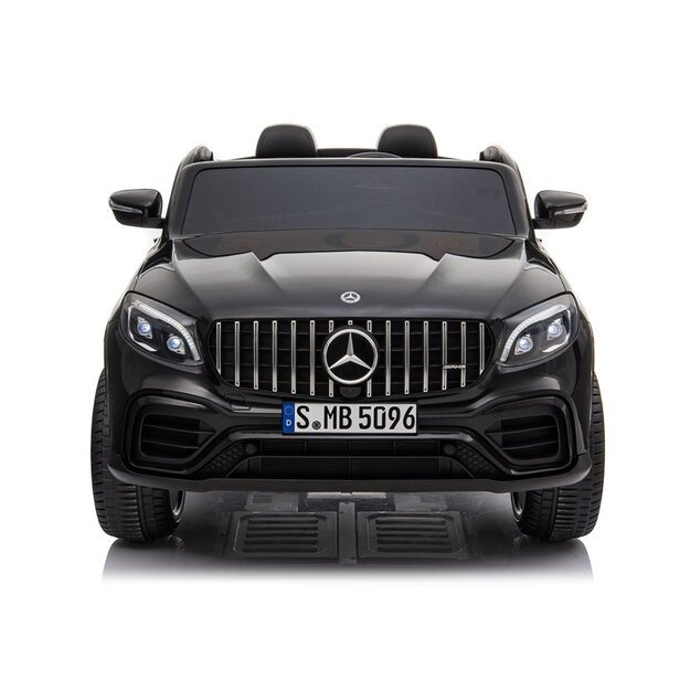 Dvivietis elektromobilis vaikams Mercedes GLC 63S QLS 4x4 MP4, juodas lakuotas