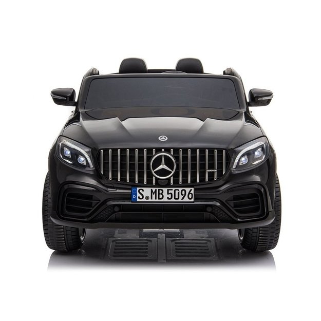 Dvivietis elektromobilis vaikams Mercedes GLC 63S QLS 4x4 MP4, juodas lakuotas
