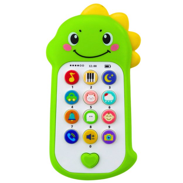Interaktyvus mokomasis telefonas vaikams, žalias 1