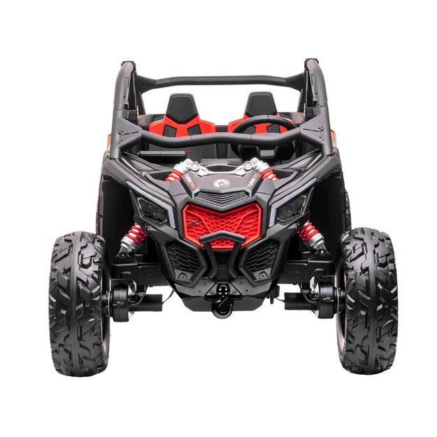 Dvivietis elektromobilis 4x4 bagis Can-am Maverick, 24V, juodas