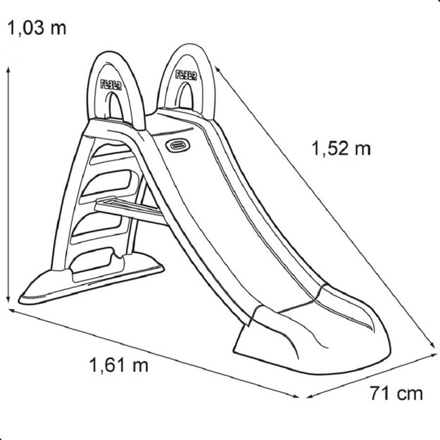 Sodo čiuožykla su vandeniu ,,FEBER" 152 cm