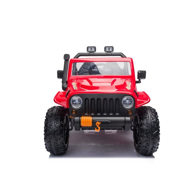 Vienvietis elektromobilis vaikams Jeep Extreme iki 100 kg XB-1118, raudonas 9