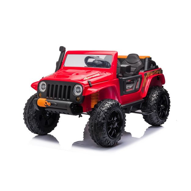 Vienvietis elektromobilis vaikams Jeep Extreme iki 100 kg XB-1118, raudonas 20