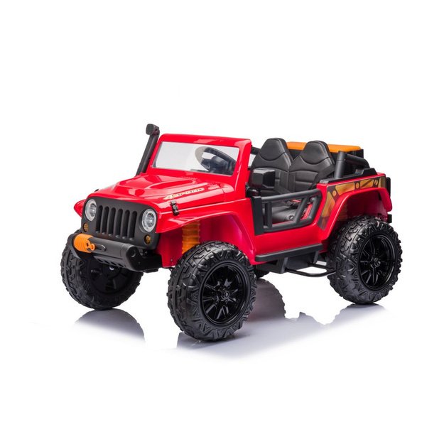 Vienvietis elektromobilis vaikams Jeep Extreme iki 100 kg XB-1118, raudonas 16