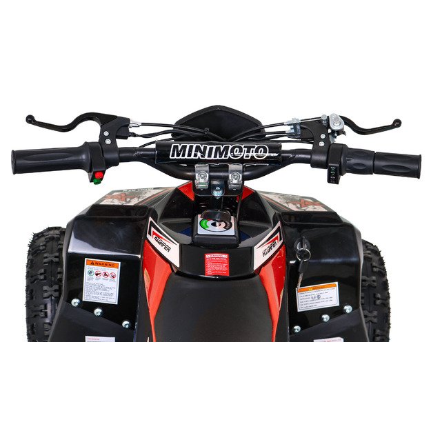 48V Elektrinis 1000W keturratis Highper iki 35 km/h, raudonas
