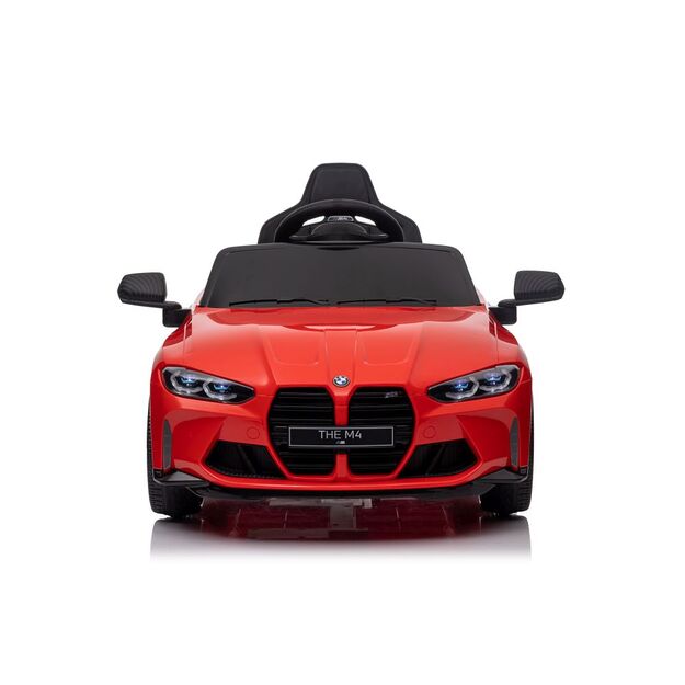 Vienvietis elektromobilis vaikams BMW M4, raudonas