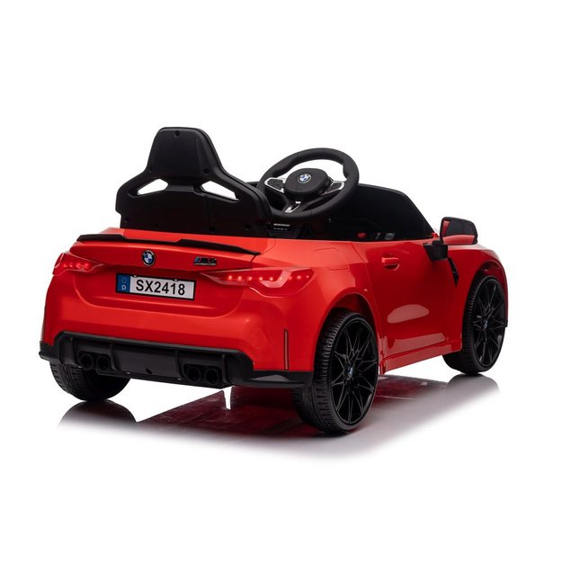 Vienvietis elektromobilis vaikams BMW M4, raudonas