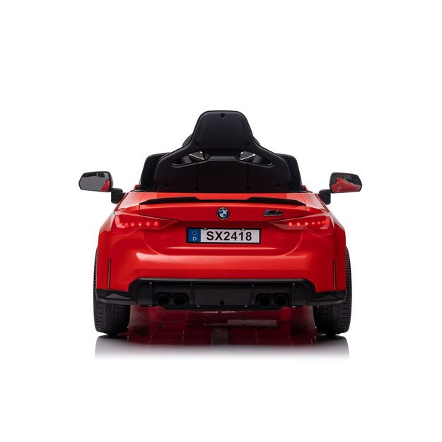 Vienvietis elektromobilis vaikams BMW M4, raudonas