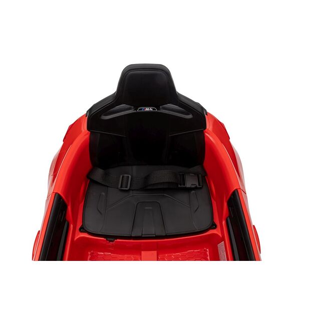 Vienvietis elektromobilis vaikams BMW M4, raudonas
