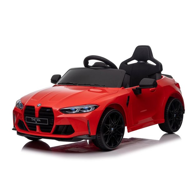 Vienvietis elektromobilis vaikams BMW M4, raudonas