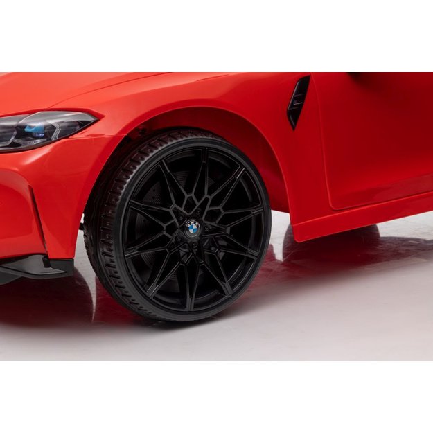 Vienvietis elektromobilis vaikams BMW M4, raudonas