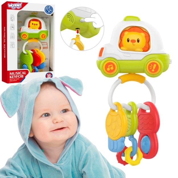 Interaktyvus nuotoliniu valdymo putas vaikams „Automobilis“, Woopie Baby 