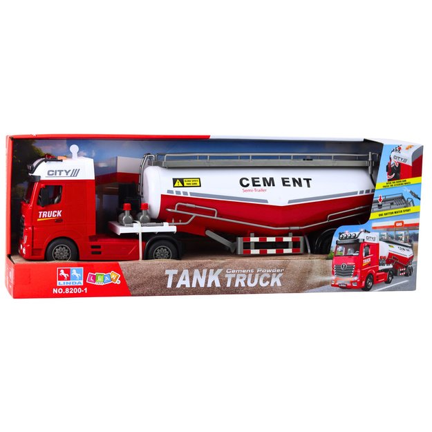 Cemento autocisterna su vandens pilstymo funkcija, šviesomis ir garsais 2
