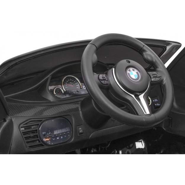 Vienvietis elektrinis džipas vaikams BMW X6M, juodas