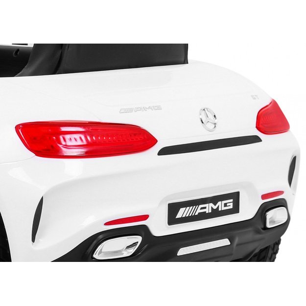 Vienvietis elektromobilis vaikams Mercedes Benz GT, baltas