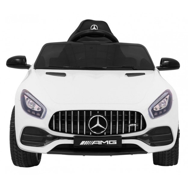 Vienvietis elektromobilis vaikams Mercedes Benz GT, baltas