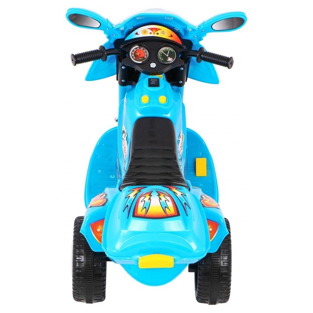 Vaikiškas elektrinis motociklas BJX-088 su trimis ratais, mėlynas